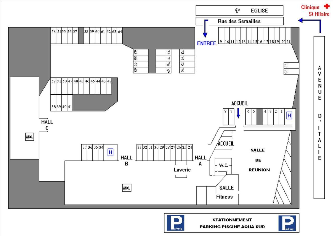 Residence Columba - Apparts Meubles Agen Sud מראה חיצוני תמונה